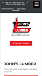 Mobile Screenshot of johnslumber.com